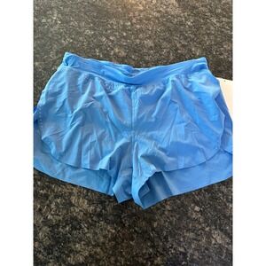 Lululemon fast and free 3" Blue Athletic Running Shorts New XL